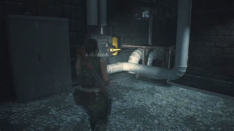 RE2 remake Claire 2nd: Find the Power Panel Parts walkthrough .